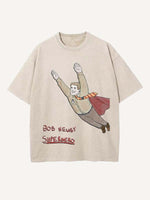 Stranger Things Print Round Neck T-shirt