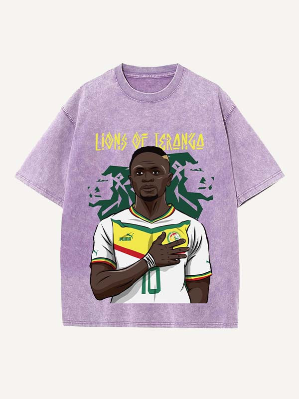 Sadio Mané Print Round Neck T-shirt