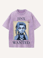 Arcane Print Round Neck T-shirt