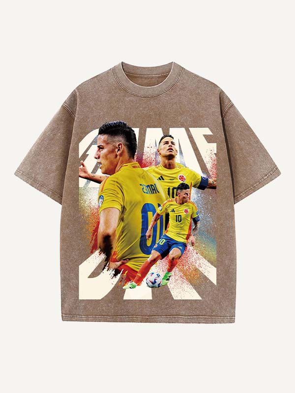 James Rodríguez Print Round Neck T-shirt