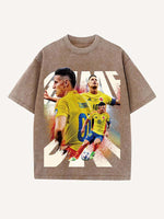 James Rodríguez Print Round Neck T-shirt