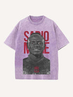 Sadio Mané Print Round Neck T-shirt