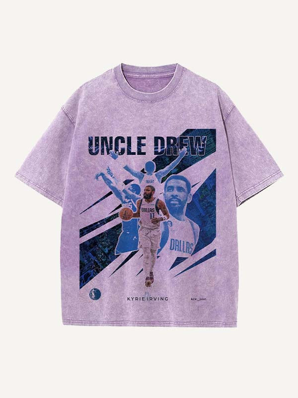 Kyrie Irving Print Round Neck T-shirt