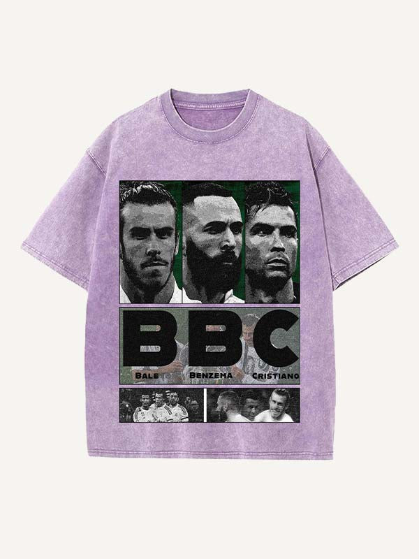 Gareth Bale Print Round Neck T-shirt