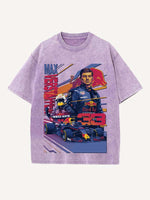Max Verstappen Print Round Neck T-shirt