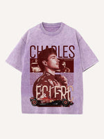 Charles Leclerc Print Round Neck T-shirt