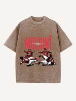Paolo Maldini Print Round Neck T-shirt
