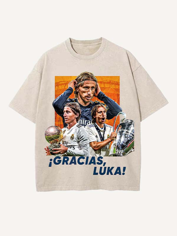 Luka Modrić Print Round Neck T-shirt