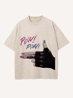 Arcane Print Round Neck T-shirt