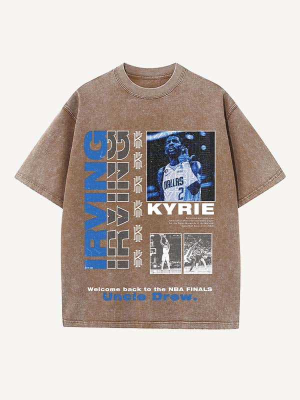 Kyrie Irving Print Round Neck T-shirt