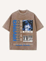 Kyrie Irving Print Round Neck T-shirt