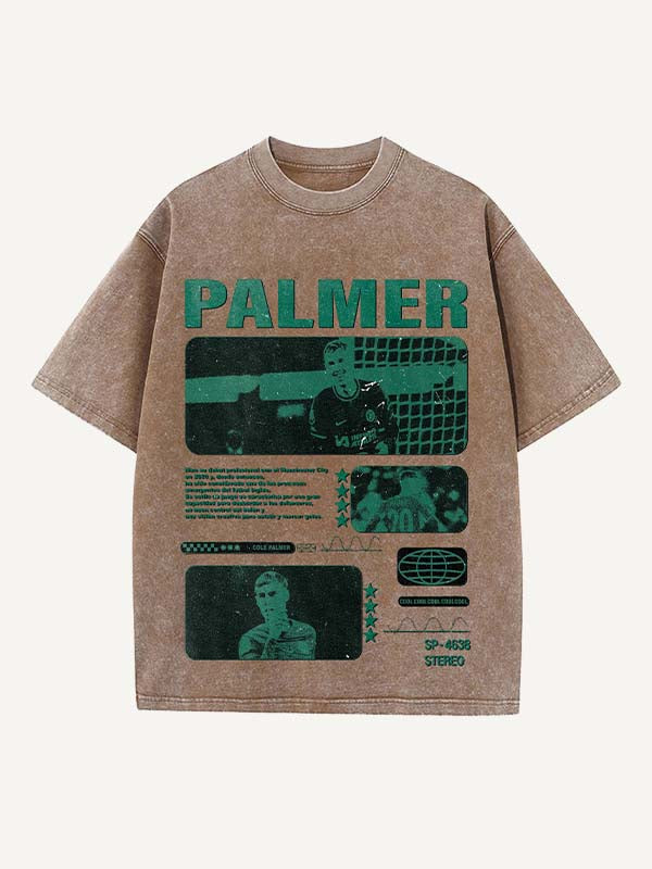 Cole Palmer Print Round Neck T-shirt