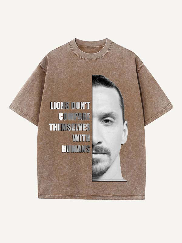 Zlatan Ibrahimović Print Round Neck T-shirt