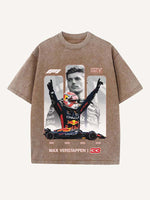 Max Verstappen Print Round Neck T-shirt