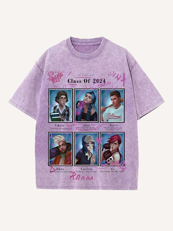 Arcane Print Round Neck T-shirt
