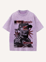 Lewis Hamilton Print Round Neck T-shirt