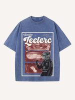 Charles Leclerc Print Round Neck T-shirt