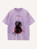 Paul Pogba Print Round Neck T-shirt