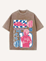 Pierre Gasly Print Round Neck T-shirt