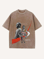 Chris Paul Print Round Neck T-shirt