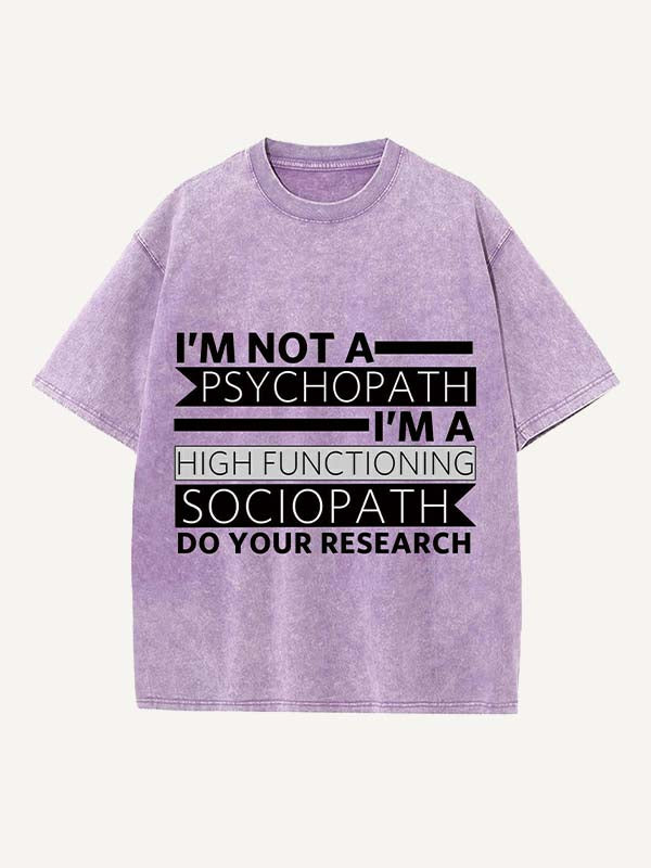 Sherlock Print Round Neck T-shirt
