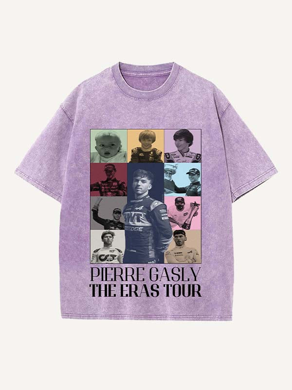 Pierre Gasly Print Round Neck T-shirt