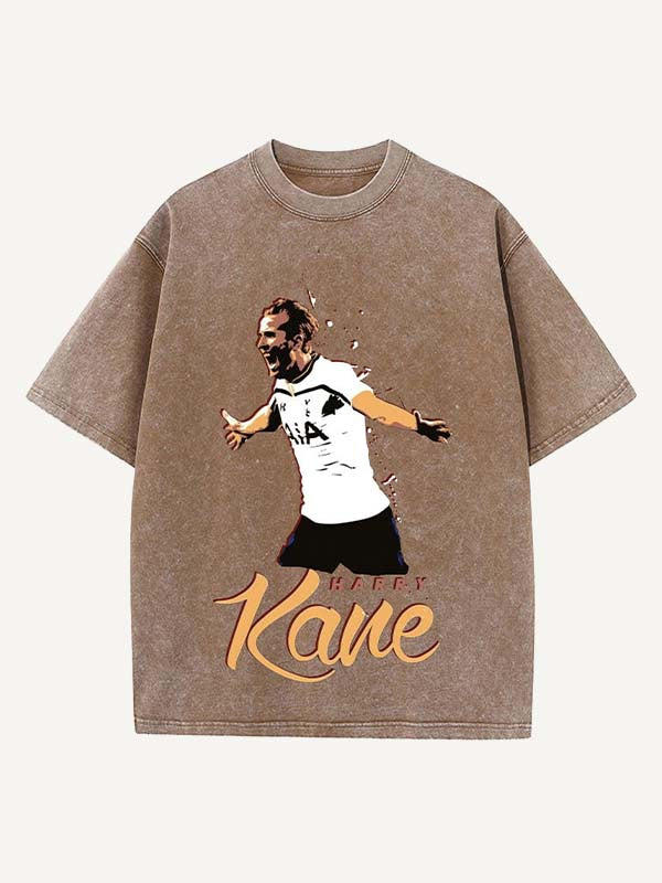 Harry Kane Print Round Neck T-shirt