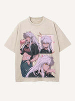 Inuyasha Print Round Neck T-shirt