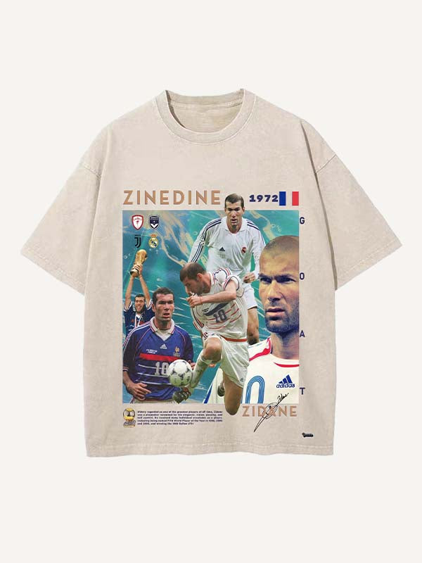 Zizou Print Round Neck T-shirt