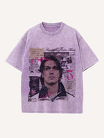 Paolo Maldini Print Round Neck T-shirt