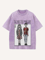The End of the Fxxxing World Print Round Neck T-shirt