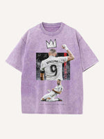 Karim Benzema Print Round Neck T-shirt