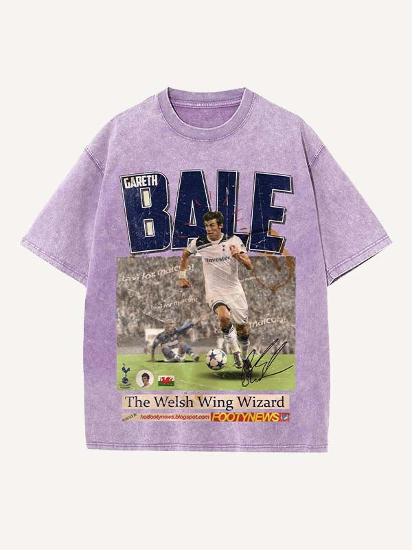 Gareth Bale Print Round Neck T-shirt