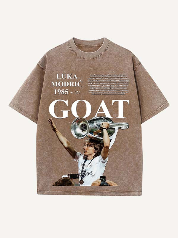 Luka Modrić Print Round Neck T-shirt