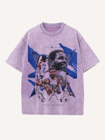 Kyrie Irving Print Round Neck T-shirt