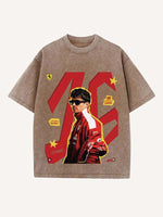 Charles Leclerc Print Round Neck T-shirt