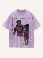 Paulo Dybala Print Round Neck T-shirt