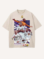 Kylian Mbappé Print Round Neck T-shirt