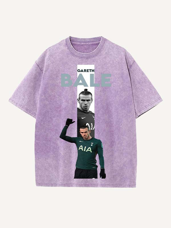 Gareth Bale Print Round Neck T-shirt