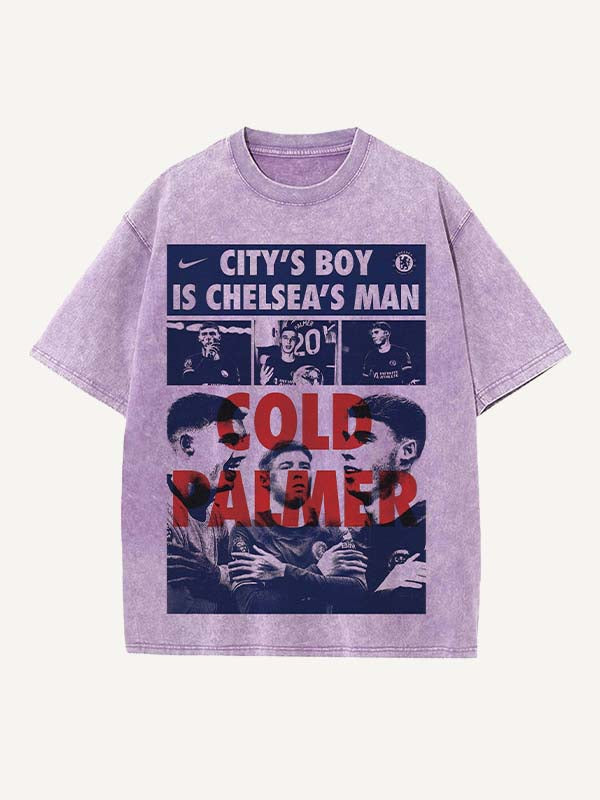 Cole Palmer Print Round Neck T-shirt