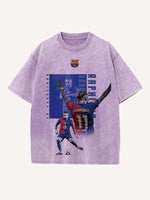 Raphinha Print Round Neck T-shirt