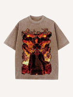 Attack on Titan Print Round Neck T-shirt