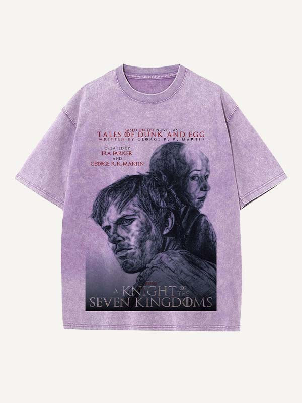 A Knight of the Seven Kingdoms Print Round Neck T-shirt