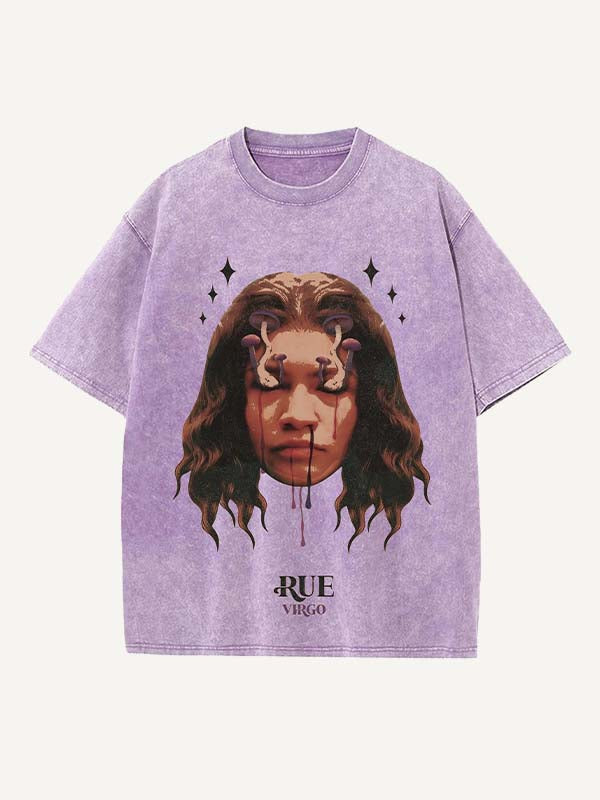 Euphoria Print Round Neck T-shirt