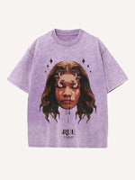 Euphoria Print Round Neck T-shirt