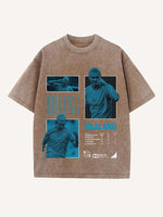 Erling Haaland Print Round Neck T-shirt
