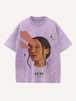 Euphoria Print Round Neck T-shirt