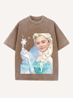 Stranger Things Print Round Neck T-shirt