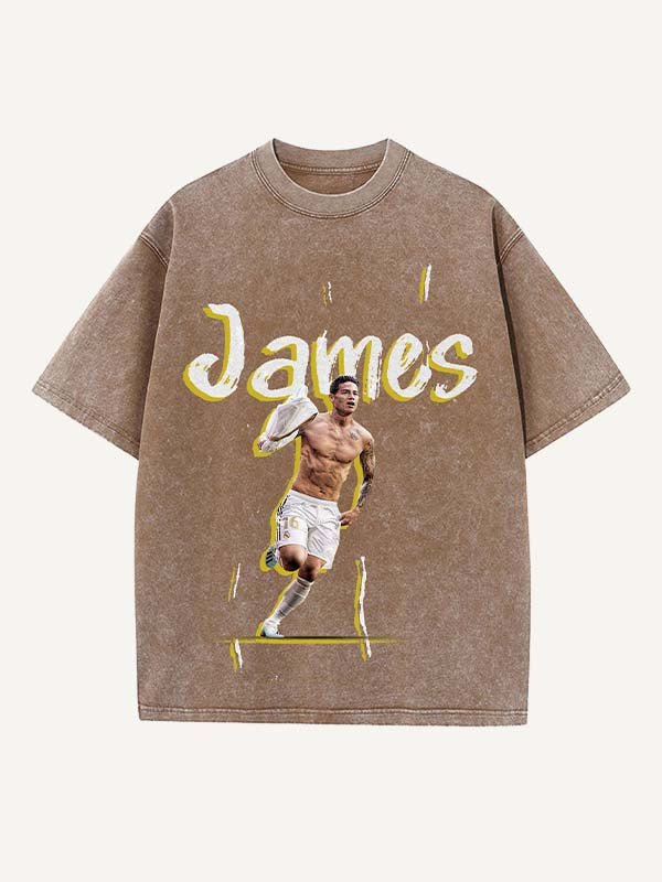 James Rodríguez Print Round Neck T-shirt