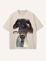 Attack on Titan Print Round Neck T-shirt